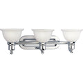Progress Lighting Silvertone Madison 3 Light Bath Light