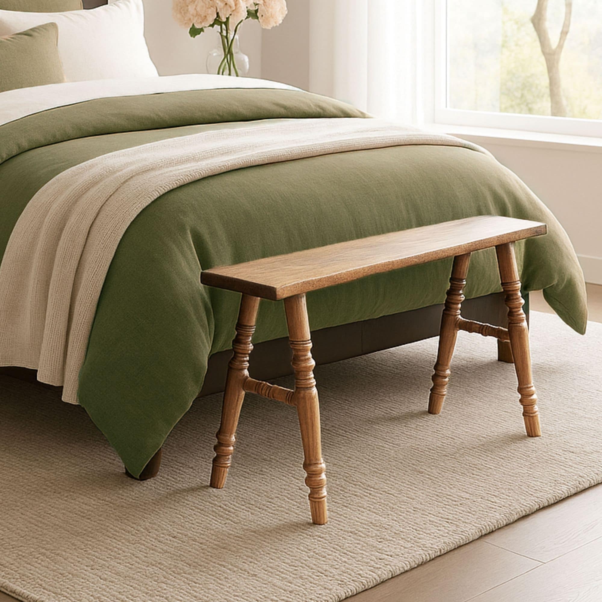 Promenade Solid Wood Skinny Bench By East At Main