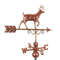Proud Buck Weathervane Pure Copper Hand Finished Bronze Patina By Good Directions