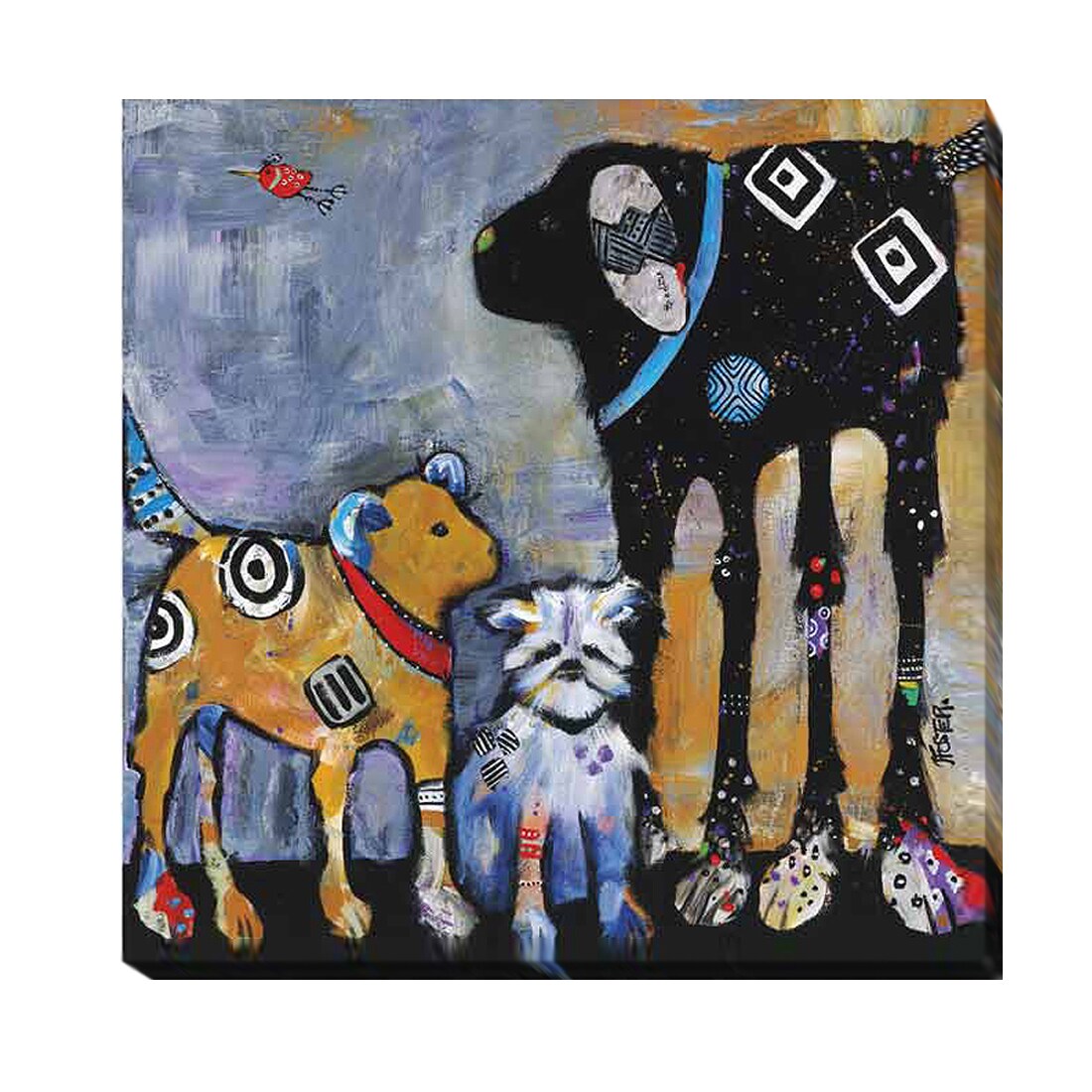Proud Mom By Jenny Foster Gallery Wrapped Canvas Giclee Art