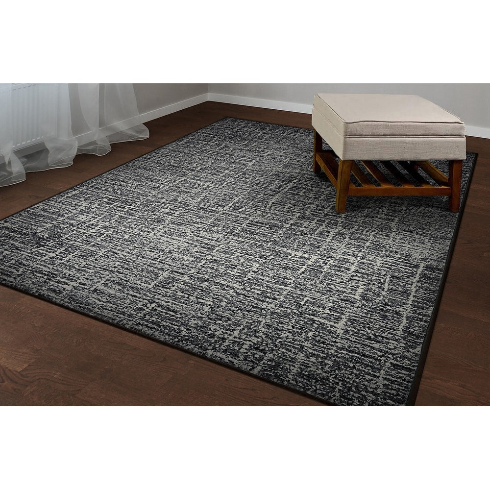 Couristan Easton Gravelstone Pewter Area Rug 92 X 125