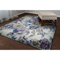 Provencal Rose Multicolor Area Rug 66 X 96