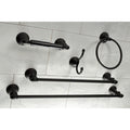 Provence 5 Piece Bathroom Accessory Set In Black