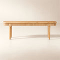 Providence 90in Rectangular Cerused Oak Dining Table