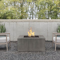 Provo Casual Square Natural Gas Fire Table In Carbon By Jensen Co 40 X 40 X 19