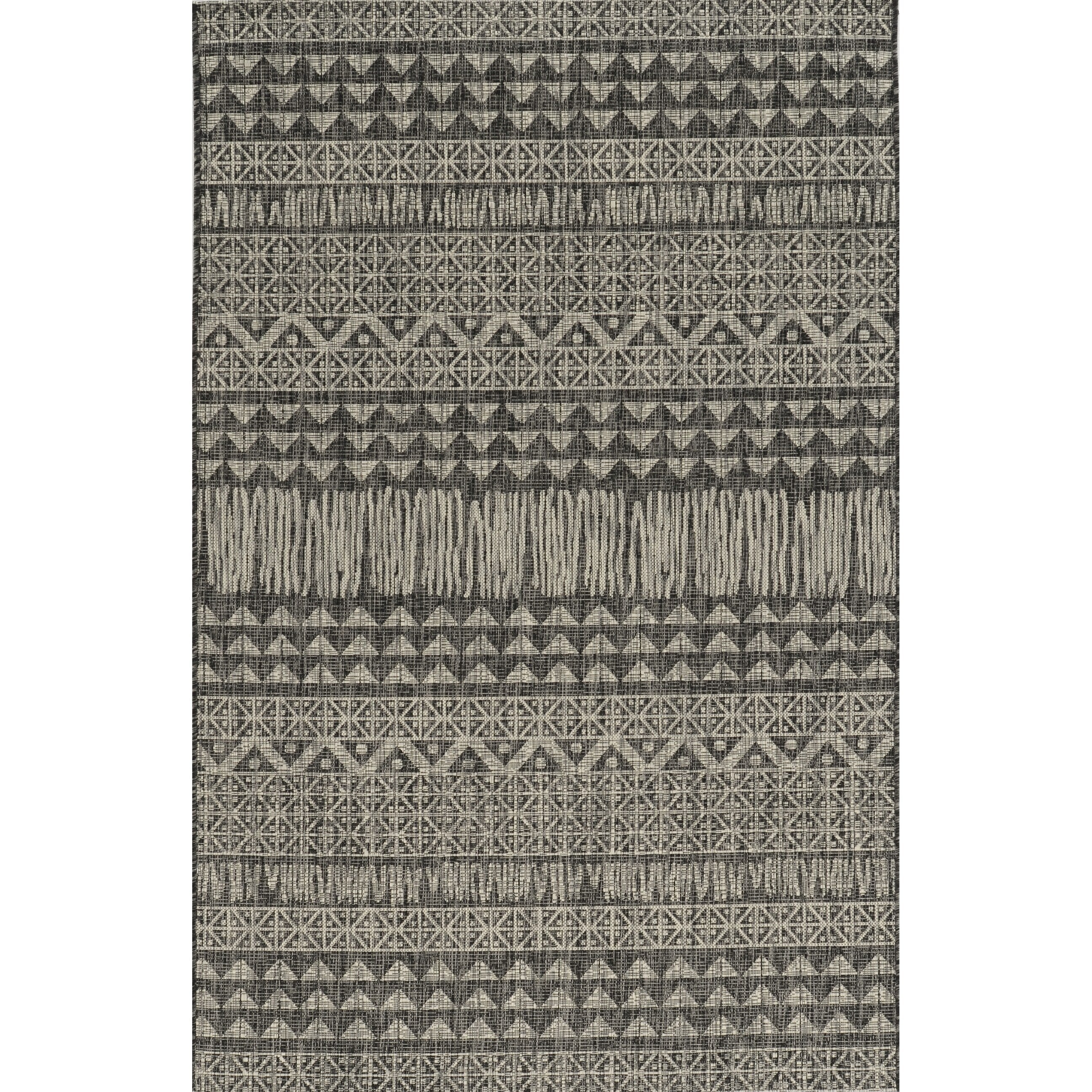 Provo Charcoal Tribe Area Rug