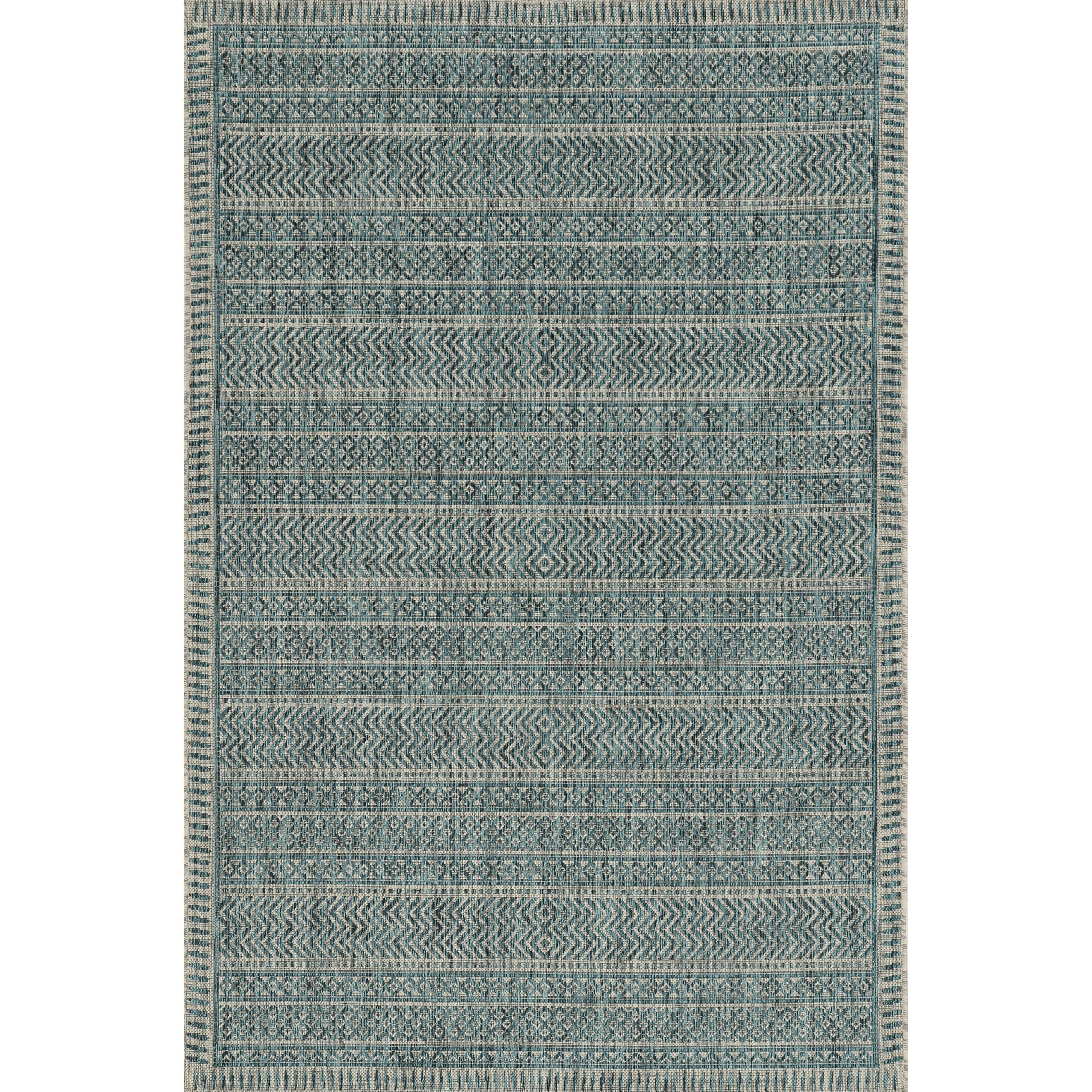Provo Teal Horizon Area Rug