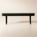 Providence 90in Rectangular Black Ebonized Oak Dining Table