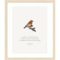 Psalm 91 4 Scripture By Art Of Living Wood Framed Wall Art Print