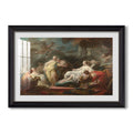 Psyche Showing Her Sisters 1753 Jean Honore Fragonard Custom Framed Print