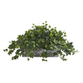 Puff Ivy Artificial Plant In Stone Planter H 20 In. W 40 In. D 12 In