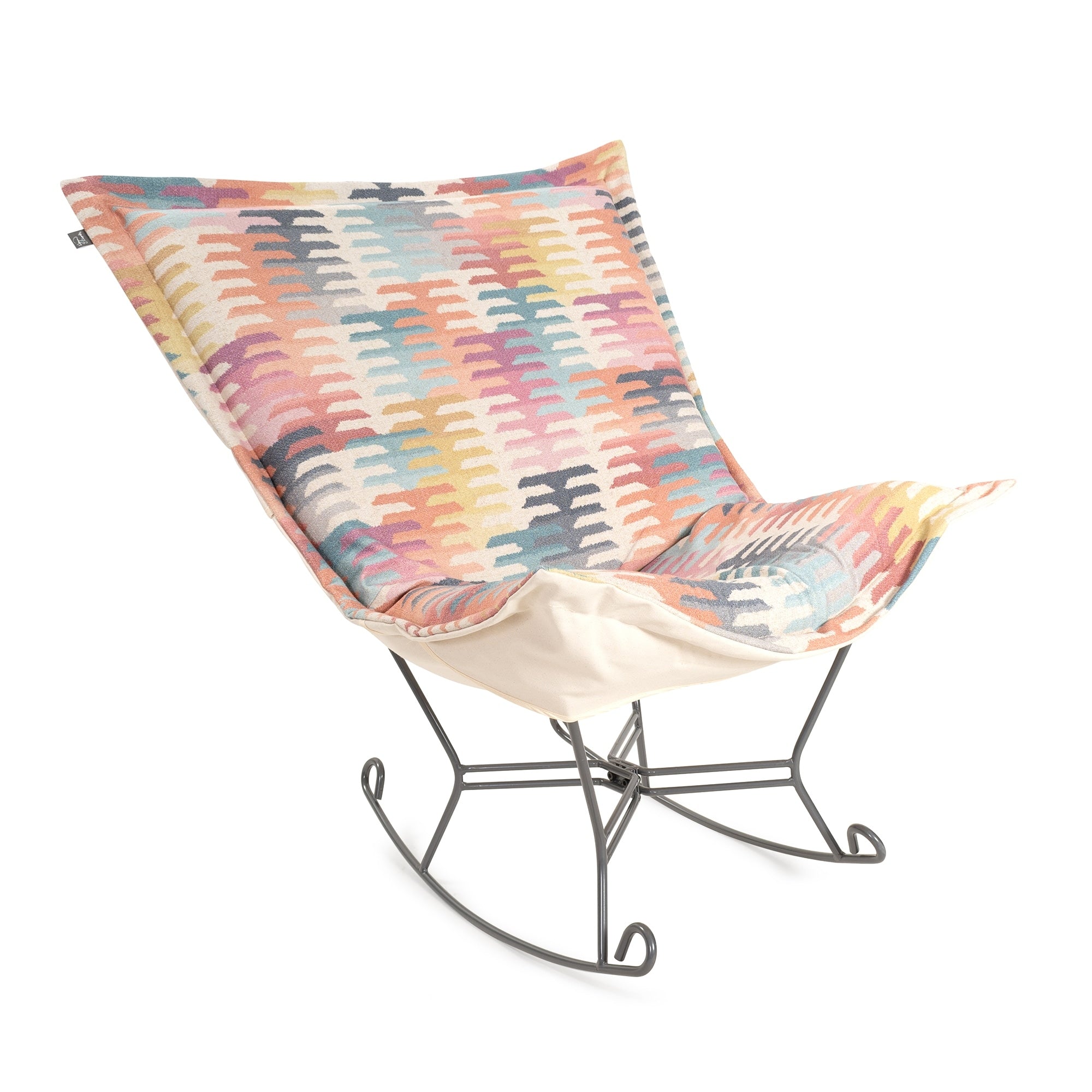 Puff Rocker Complete Navaho Multi 42H X 40W X 21D