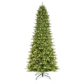 Puleo International 10 Ft Pre Lit Slim Fraser Fir Artificial Christmas Tree 900 Ul Listed Clear Lights