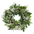 Puleo International 24 Artificial Daisy Spring Mixed Flower Wreath