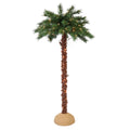 Puleo International Pre Lit Artificial Palm Tree With 150 Ul Listed Lights