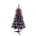 Puleo International 4 Pre Lit Fashion Purple Pine Artificial Christmas Tree With 150 Ul Clear Lights N A