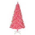 Puleo International 6.5 Pre Lit Fashion Pink Artificial Christmas Tree With 300 Ul Listed Clear Incandescent Lights 6.5