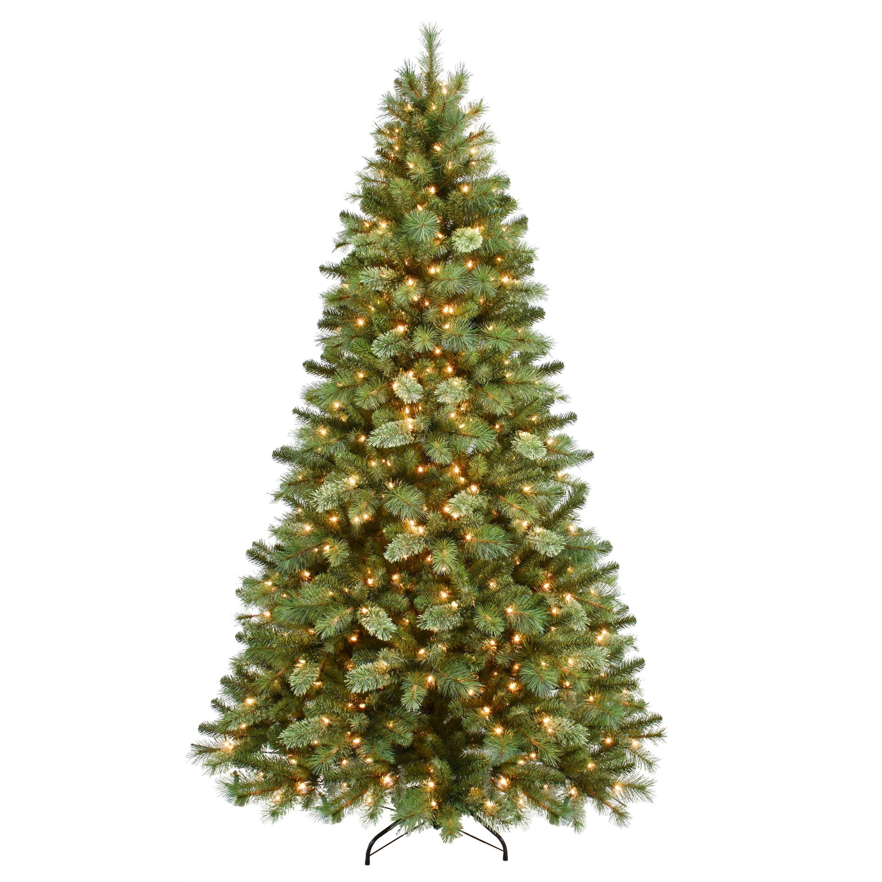 Puleo International Teton Pine 7.5 Pre Lit Artificial Christmas Tree With 600 Clear Ul Listed Lights