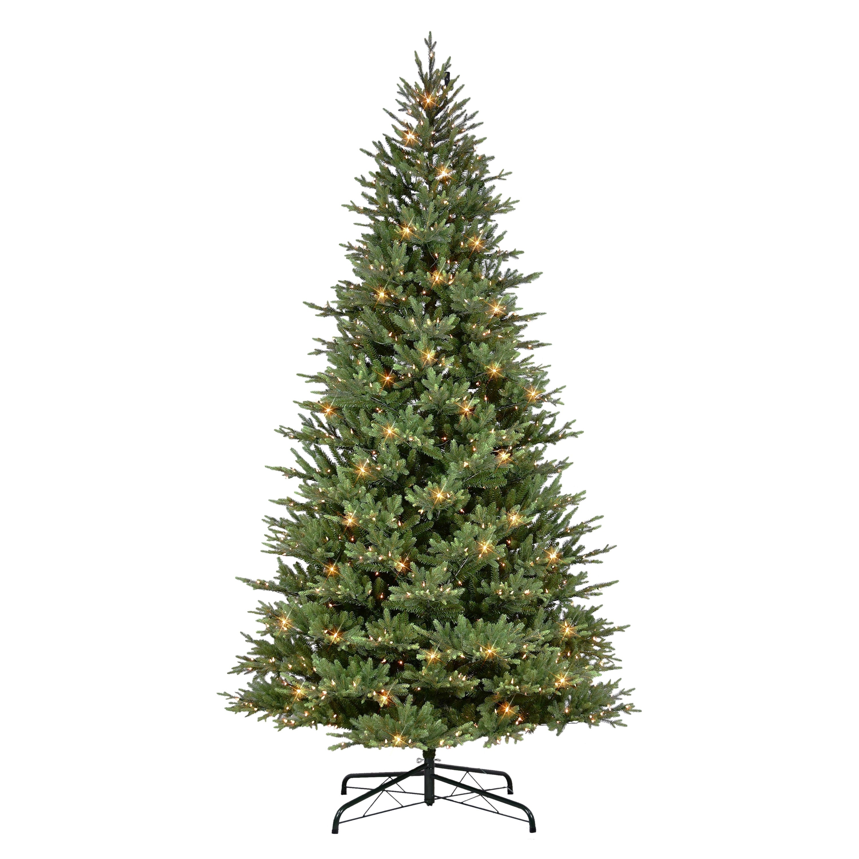 Puleo International 9 Pre Lit Balsam Fir Artificial Christmas Tree With 1000 Ul Clear Incandescent Lights N A