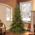 New Puleo Intl. 9 Royal Majestic Fraser Fir Green Tree With Memory Tips And Sure Lit Pole With 800 Ul Listed Clear Lights 9