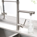 Kitchen Faucet With Dual Function Pull Down Sprayhead