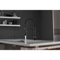 Pull Down Spray Swivel Kitchen Faucet W Led 2 Spout
