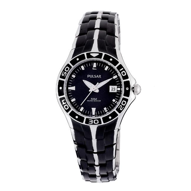 Pulsar Womens Classic Black Dial Watch Pxt683 6 36