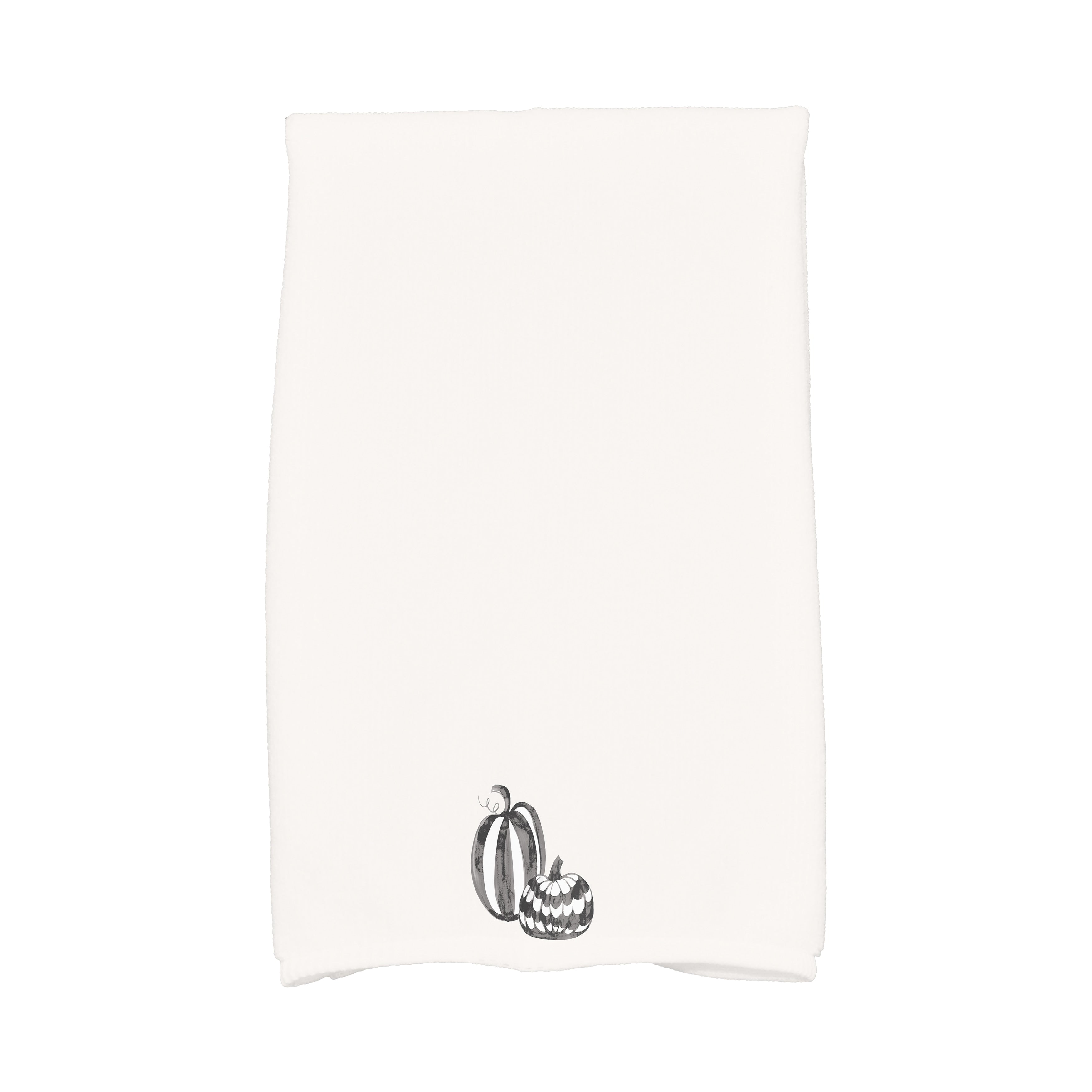 Pumpkin Duo 16 X 25 Inch Halloween Hand Towel