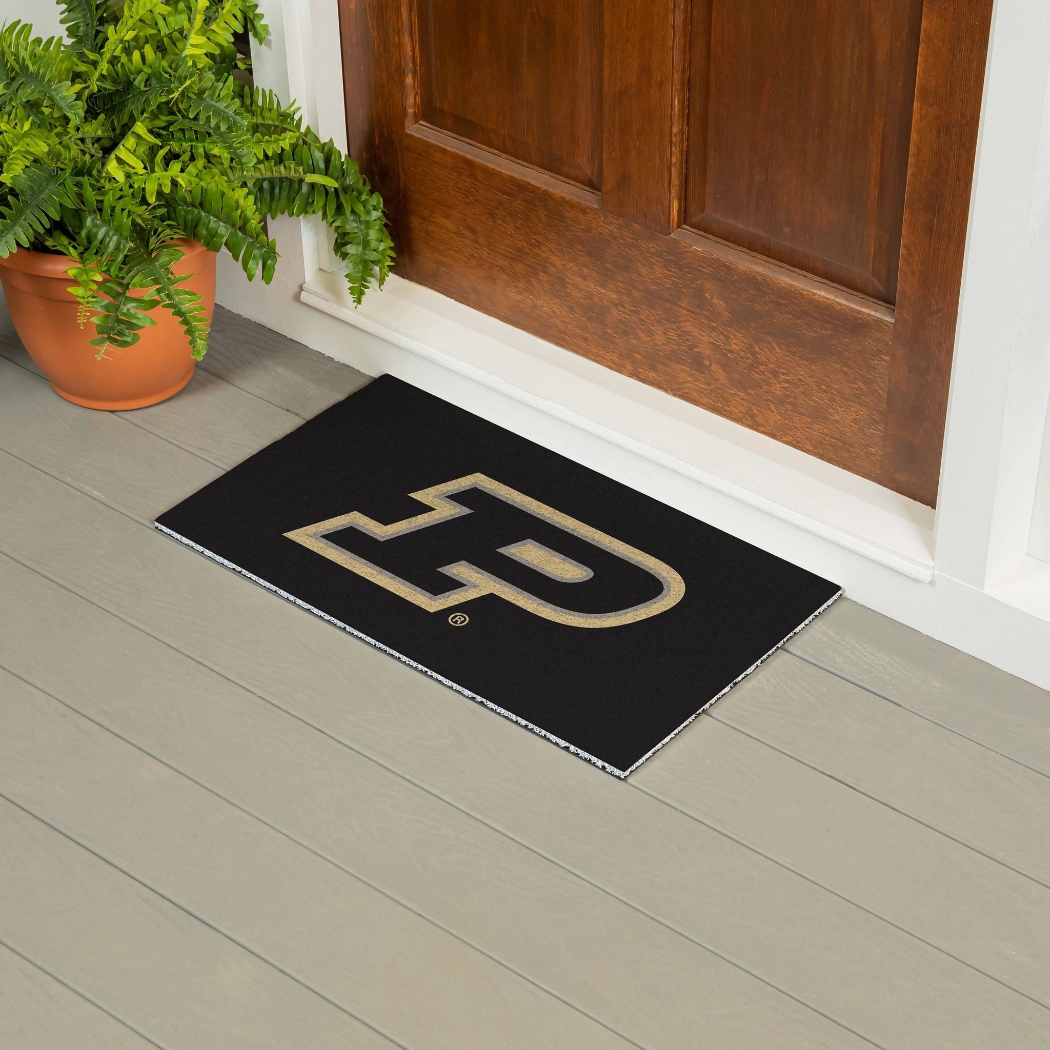 Purdue University 28 In. X 16 In. Full Color Pvc Door Mat 28 X 16