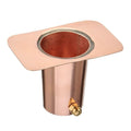 Pure Copper Rain Chain Gutter Clip Funnel Adaptor Installation Kit By Good Directions