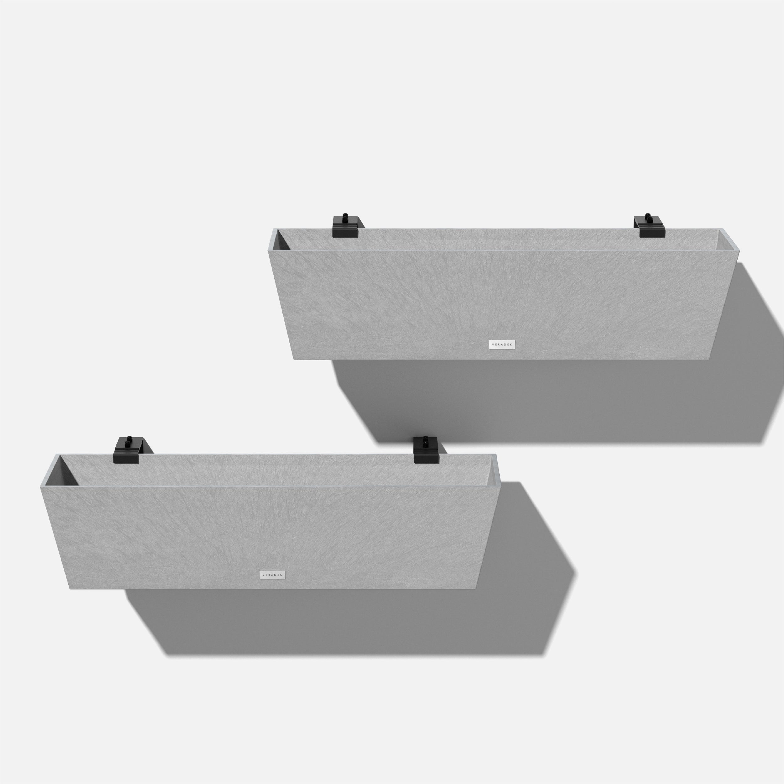 Pure Series Railing Window Box Planter 9 H X 10 W X 36 L