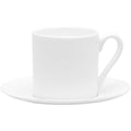 Pure Vanilla Espresso Cup Saucer 5Oz Set Of 4