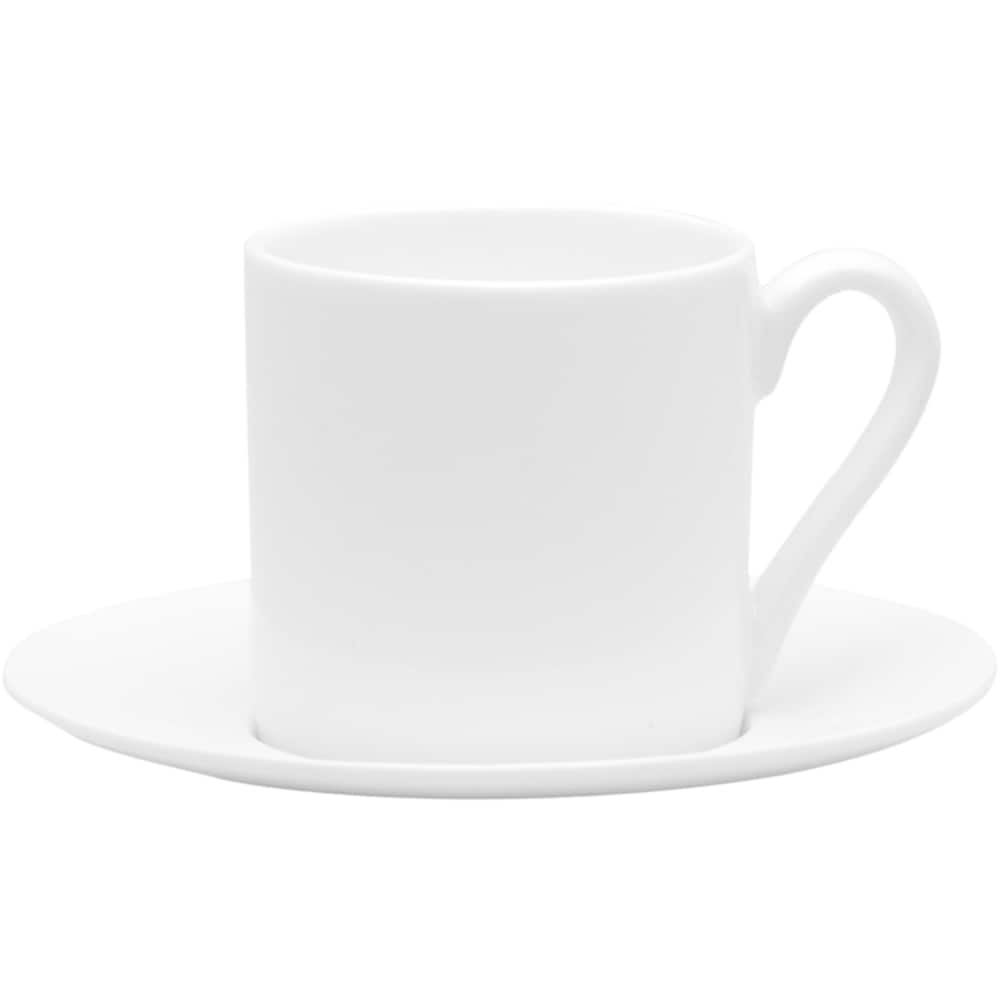 Pure Vanilla Espresso Cup Saucer 5Oz Set Of 4