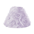 Purple Floral Rose Lamp Shade Solid Light Lavender Flower Luxurious Elegant Princess Vintage Boho Shabby Chic Luxury Roses