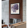 Purple Jewel Custom Framed Print Blue White Grey Yellow Green Silver Gold