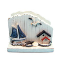 Puzzled Inc. Muticolored Plastic Napkin Holder With Nautical Theme