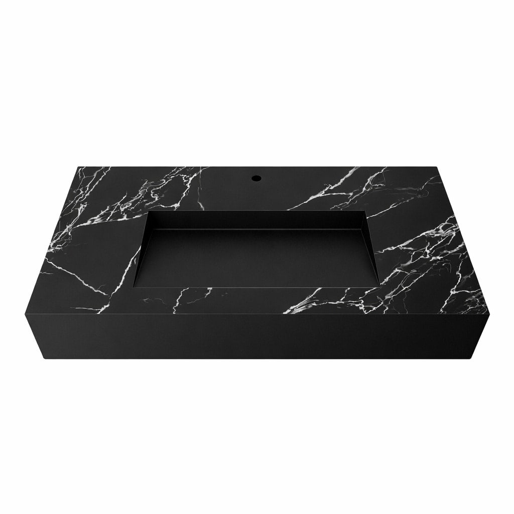 Solid Surface Wall Mounted Sinks 36 48 60 72