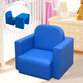 Qaba 2 In 1 Multifunctional Convertible Kids Table And Chair Set