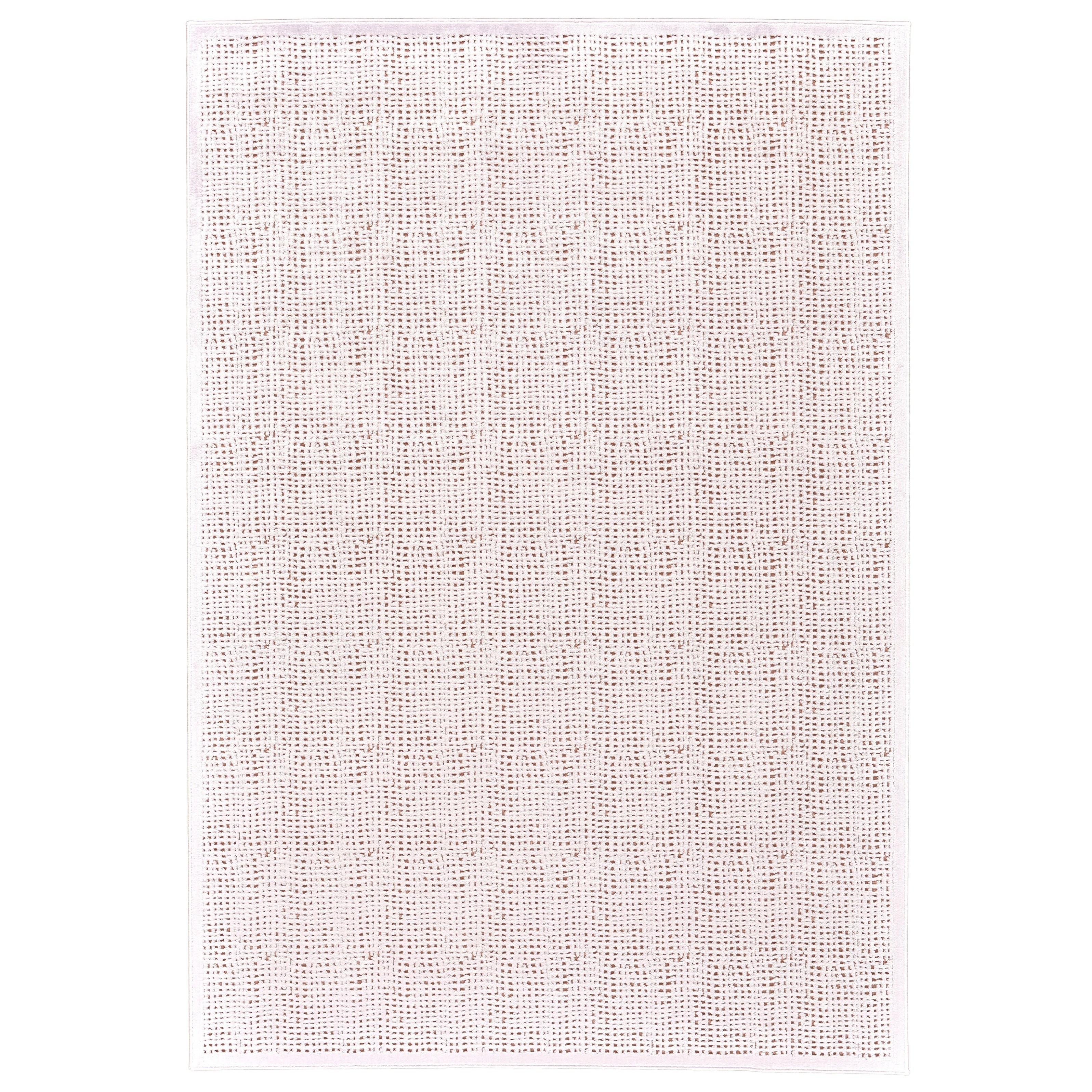 Grand Bazaar Qazi Blush White Wool Rug 19 X 210