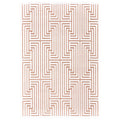 Grand Bazaar Qazi Blush White Wool Rug 76 X 106