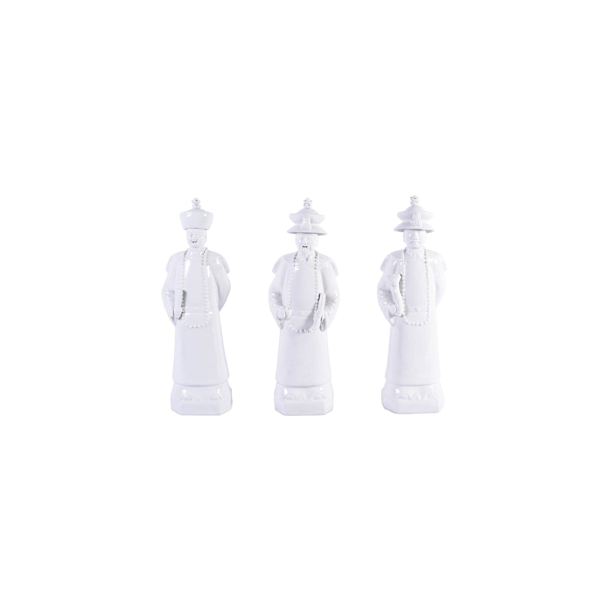 Qing Emperors 3 Piece Figurine Set