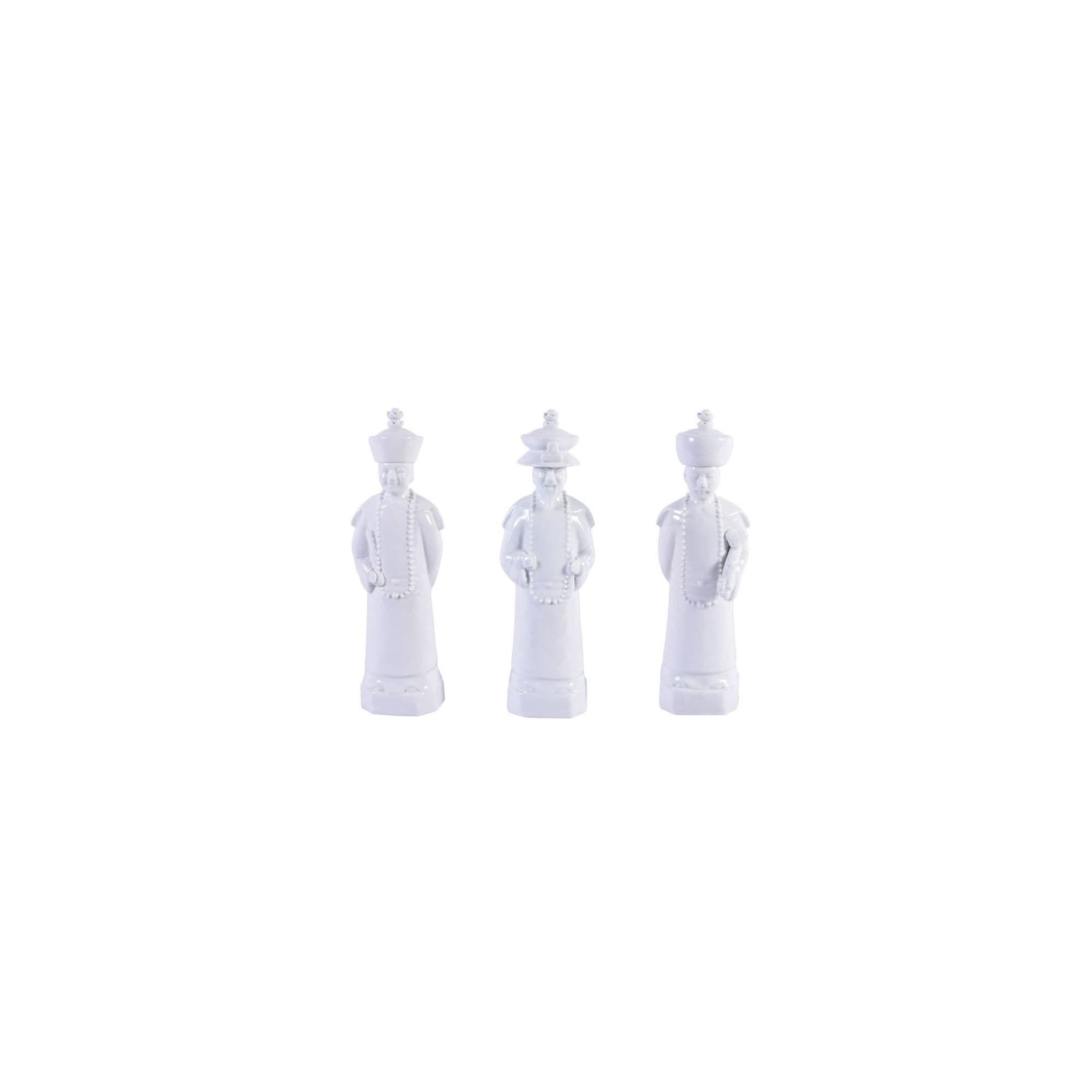 Qing Emperors 3 Piece Figurine Set
