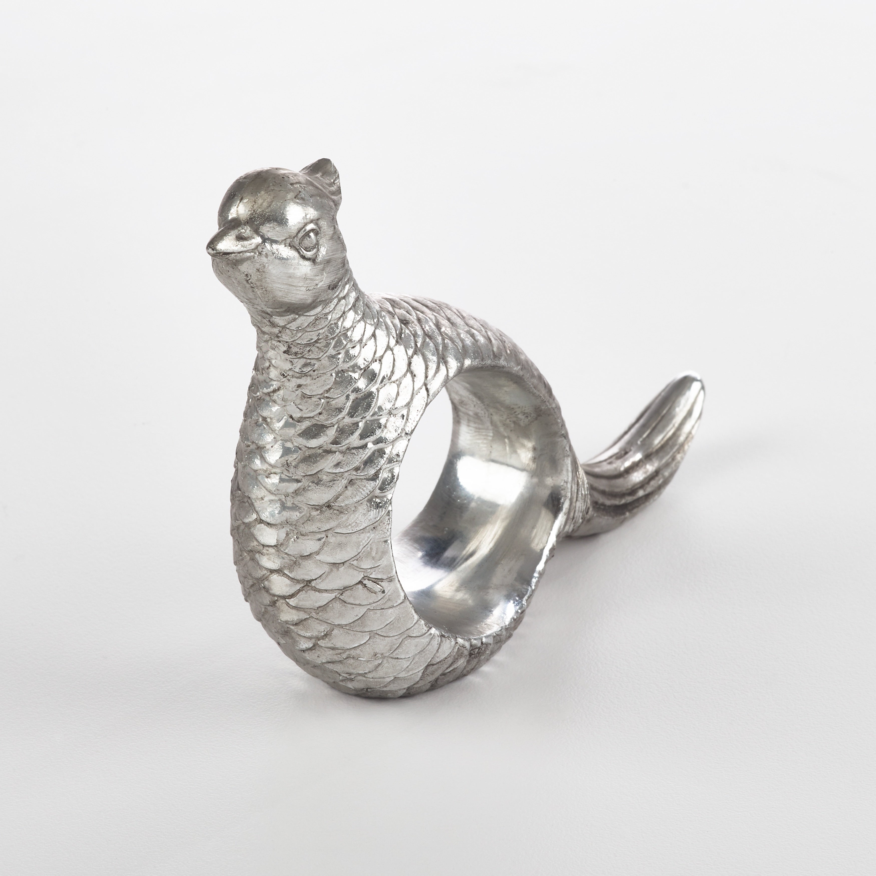 Quail Napkin Ring Pheasant Design Napkin Ring Set Of 4