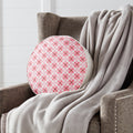 Quatrefoil Cotton Canvas 15 Inch Accent Pillow