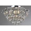 Queen 4 Light Chrome Crystal Pendant