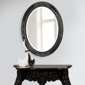 Queen Ann Antique Black Mirror