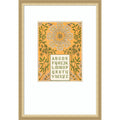 Queen Anne 039 Floral Alphabet By Wild Violets Wood Framed Wall Art Print