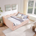 Queen Size Modern Daybed Platform Bed With Storage Drawers Usb Port