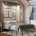 Queen Size Murphy Bed With Led Lights By Harper Bright Designs