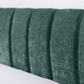 Queen Size Upholstered Bed Frame With Thick Fabric